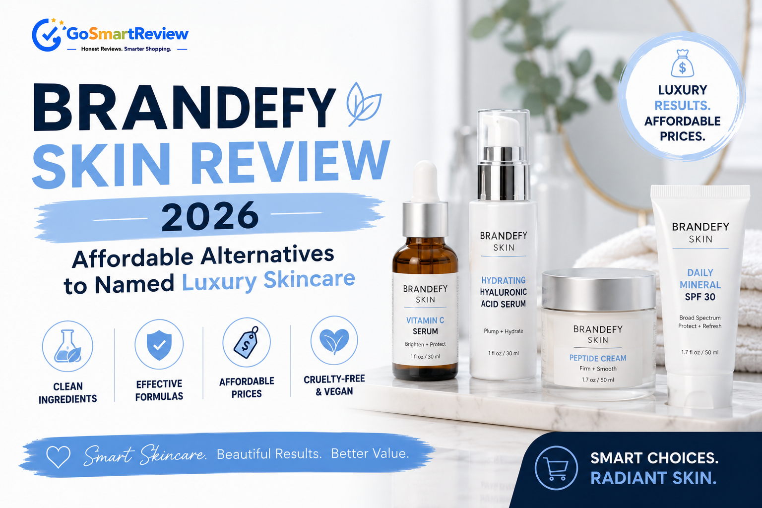 Brandefy Skin Review — Affordable Alternatives to Named Luxury Skincare