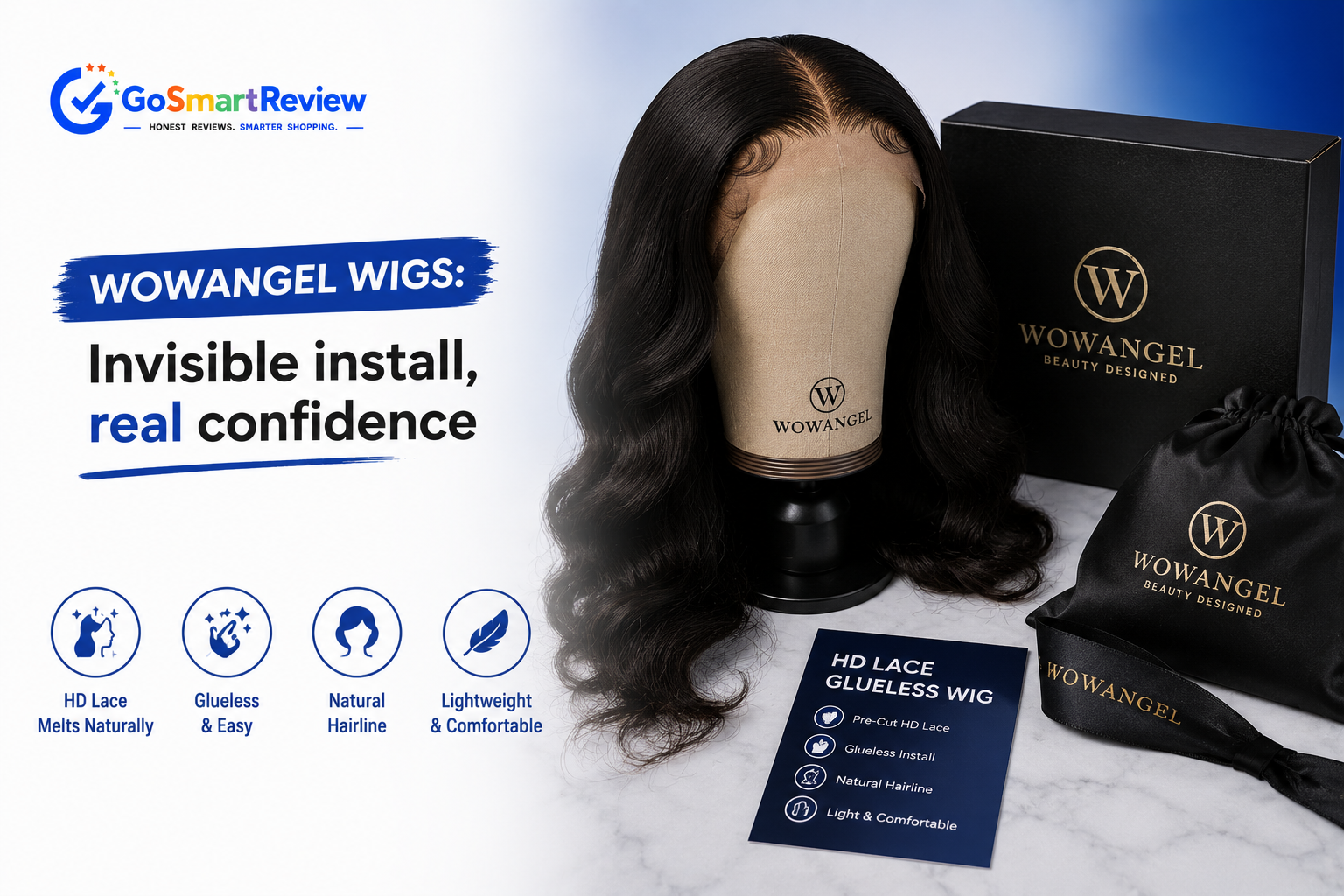Do WowAngel's glueless HD lace wigs actually deliver an invisible install?
