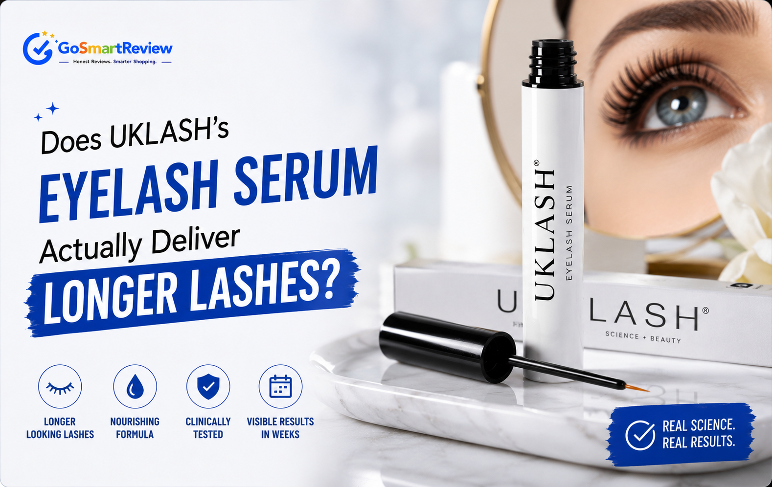 Does UKLASH's eyelash serum actually deliver longer lashes?