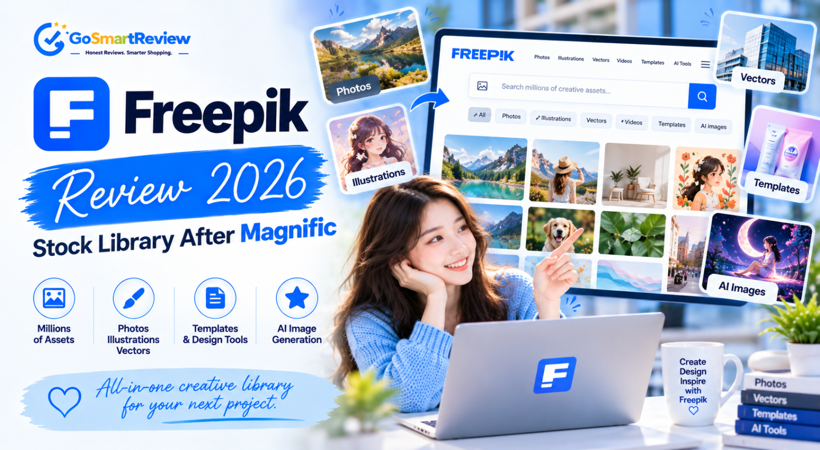 Freepik Review 2026: Is the Stock Library Still Worth Using After the Magnific Rebrand?