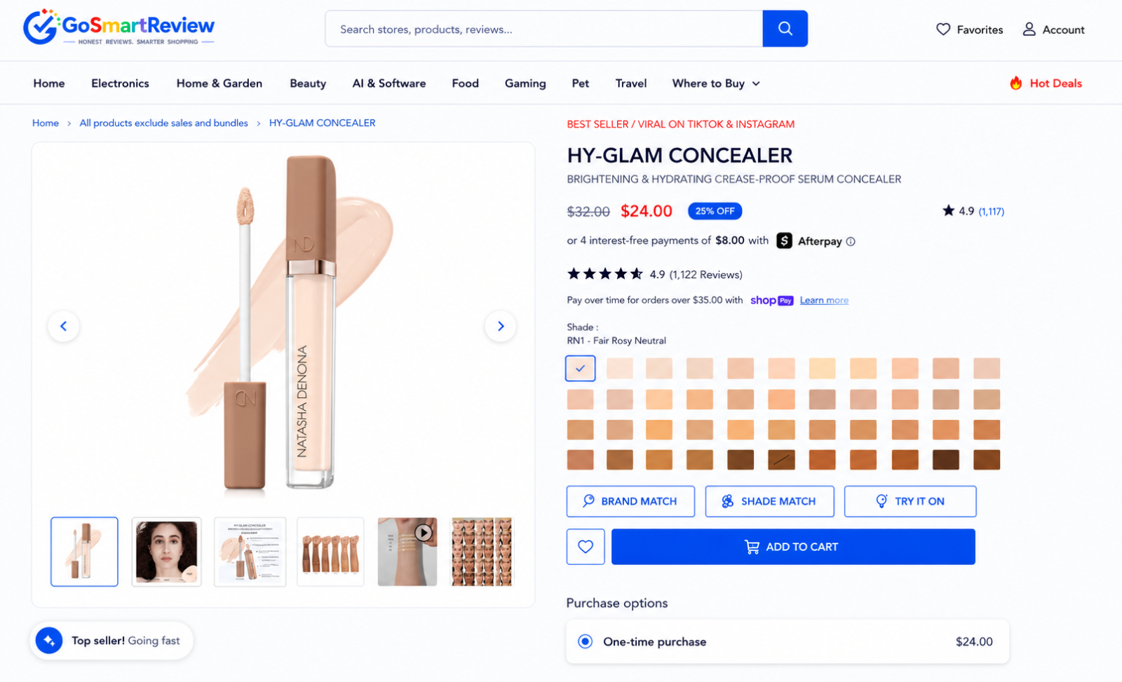 HY-GLAM CONCEALER Brightening & Hydrating Crease-Proof Serum Concealer by atashadenona
