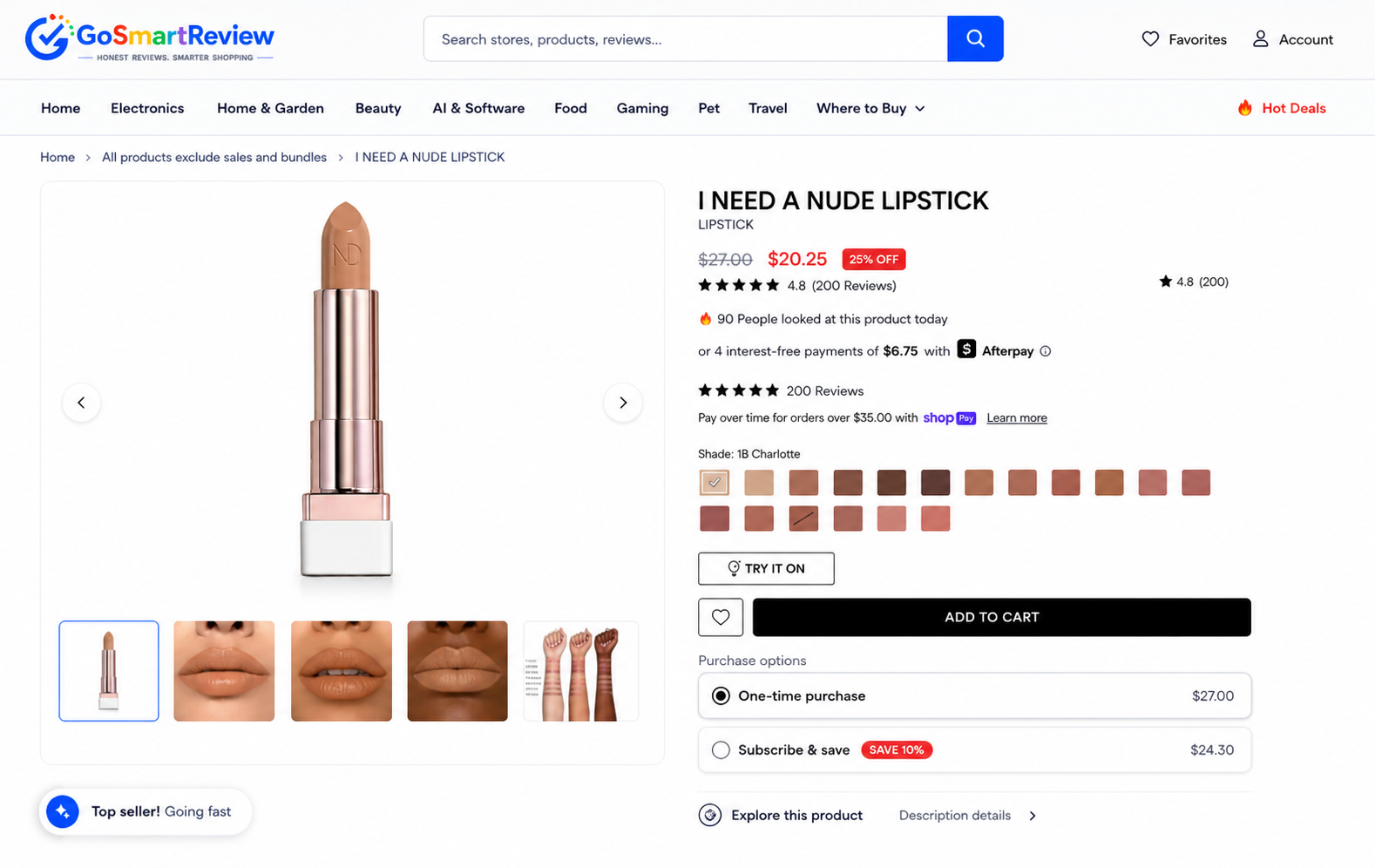 I NEED A NUDE LIPSTICK brings Natasha's iconic nude lip to life