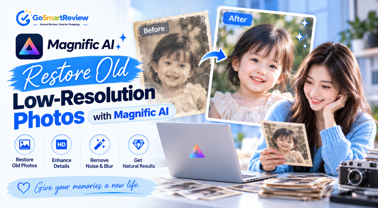 How to Restore Old and Low-Resolution Photos with Magnific Precision Mode