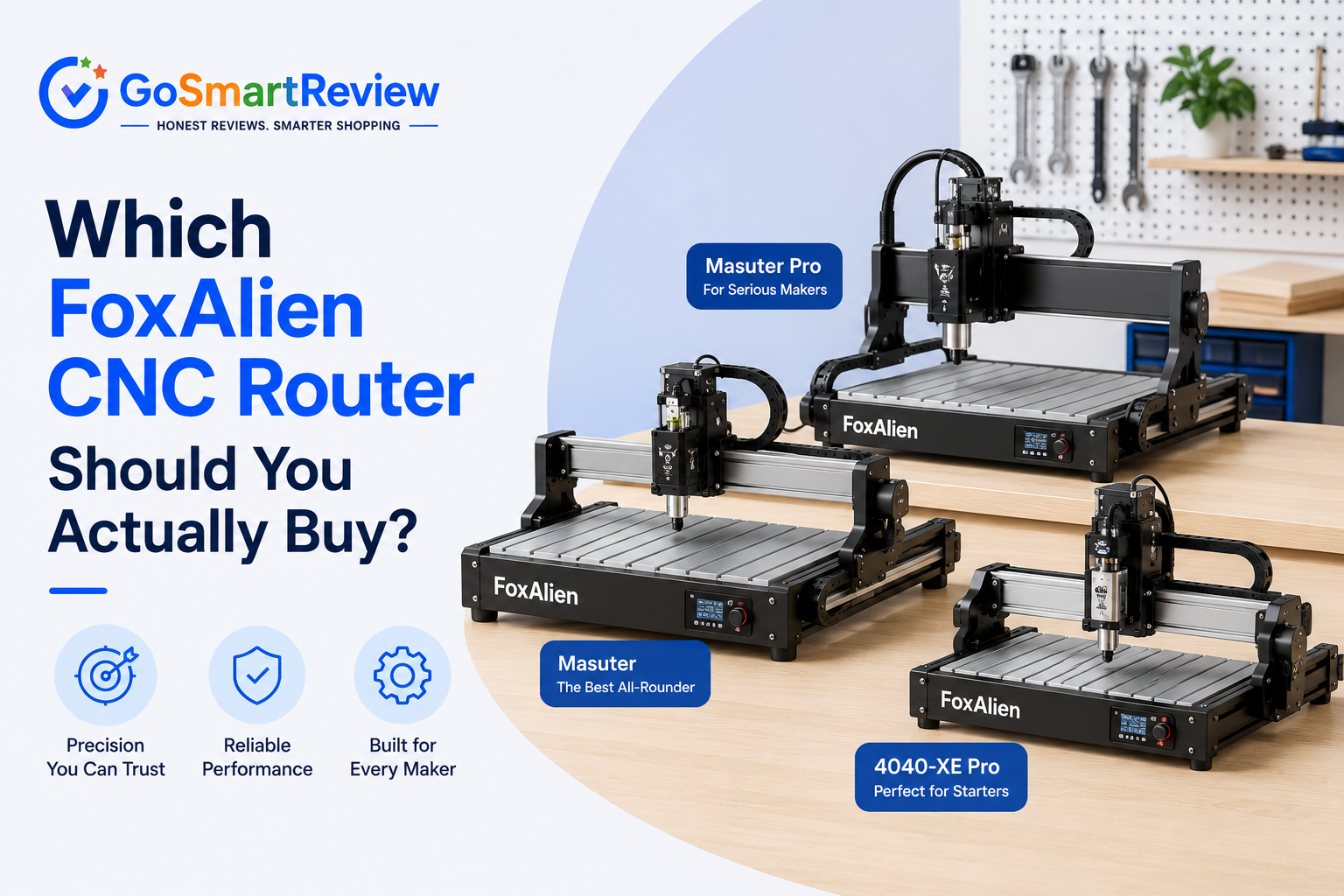 Which FoxAlien CNC router should you actually buy?