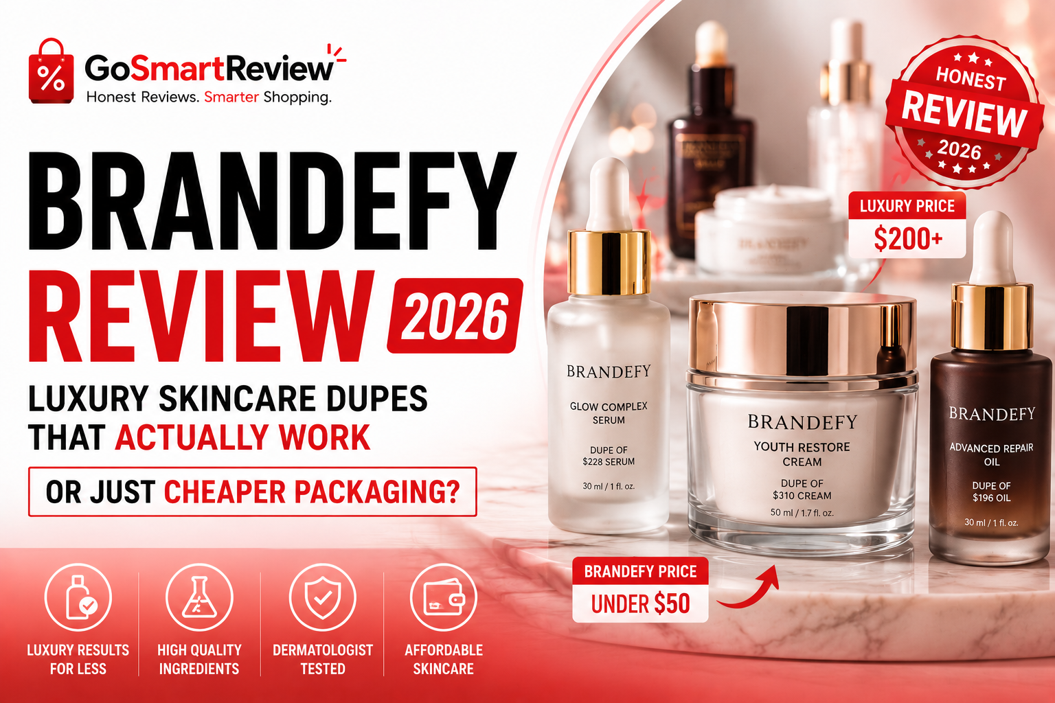 Brandefy Review: Luxury Skincare Dupes That Actually Work — Or Just Cheaper Packaging?